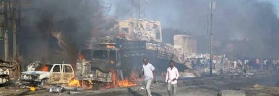 Injuries reported after the explosion, gunfire rock Somalia's capital