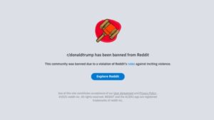 Reddit Bans Subreddit "r / donaldtrump" For "Repeated Policy Violation"