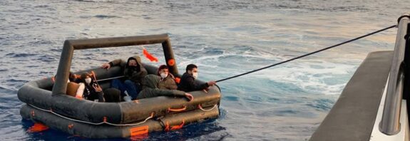Turkish coast guard saves 16 asylum-seekers pushed back by Greece